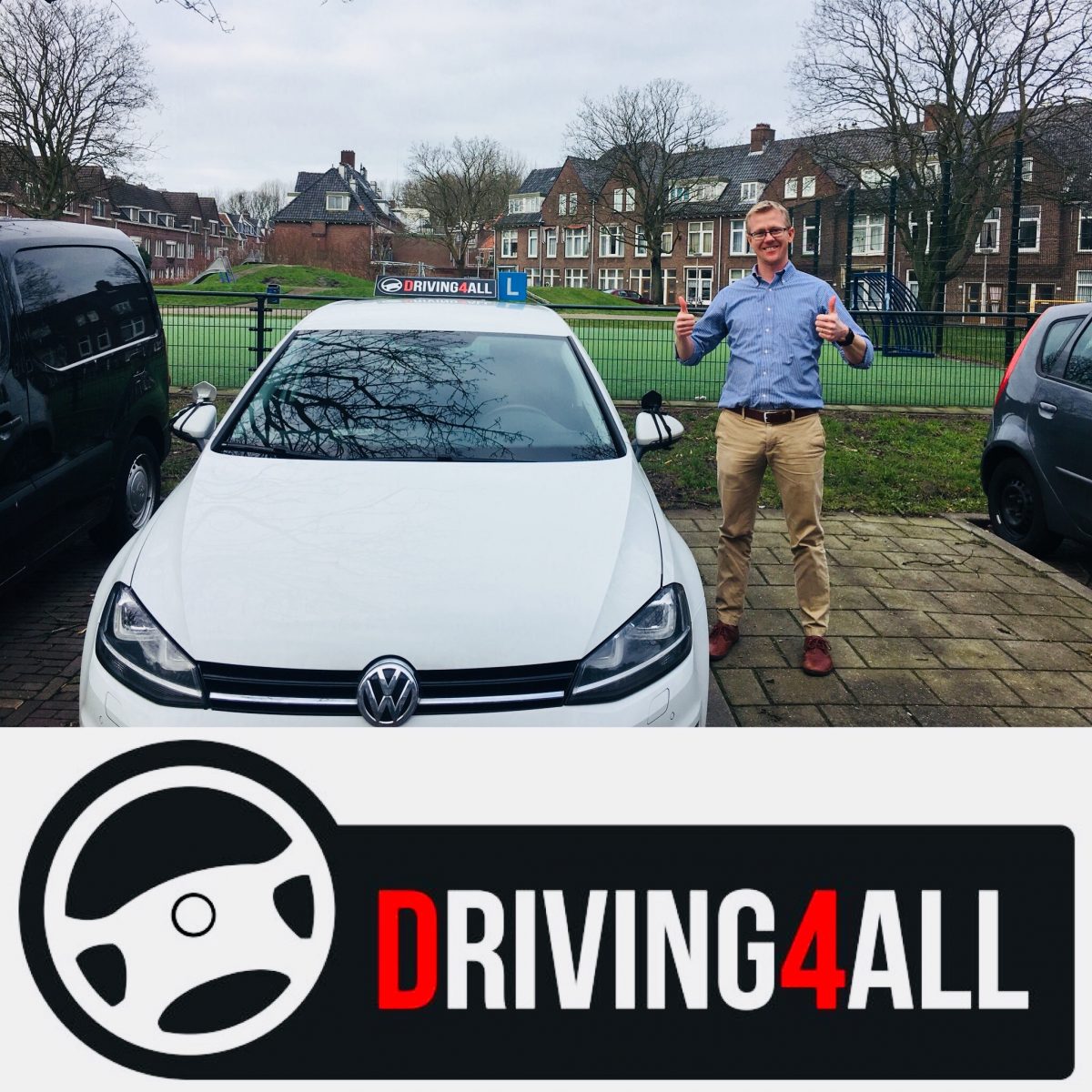Lees meer over het artikel Geslaagd voor rijbewijs B bij rijschool Driving4all in Den Haag